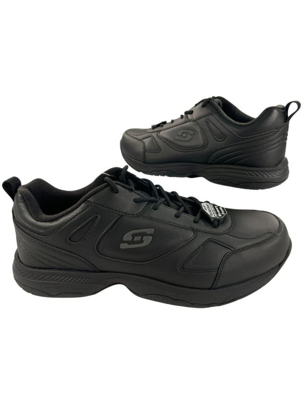 Skechers Relaxed Fit Dighton Slip-Resistant Work Shoes Black Men's Size 13 NEW